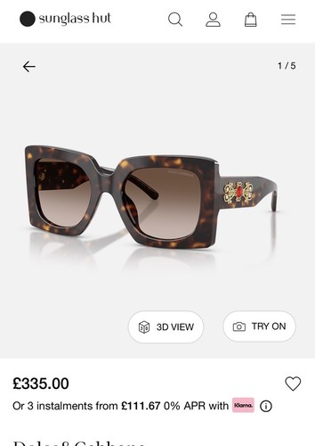 Dolce gabbana sunglasses - &,