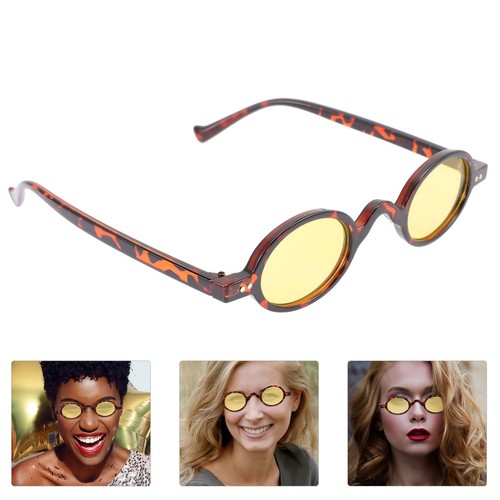Yellow retro sunglasses - yellow,